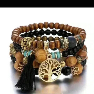 - Stunning Bracelet Set - Tree of Life